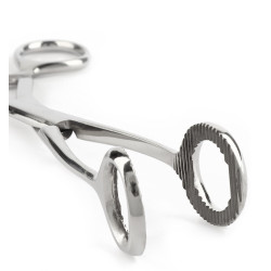Mr. Steel Pince Cube Tong Forme en O 16cm